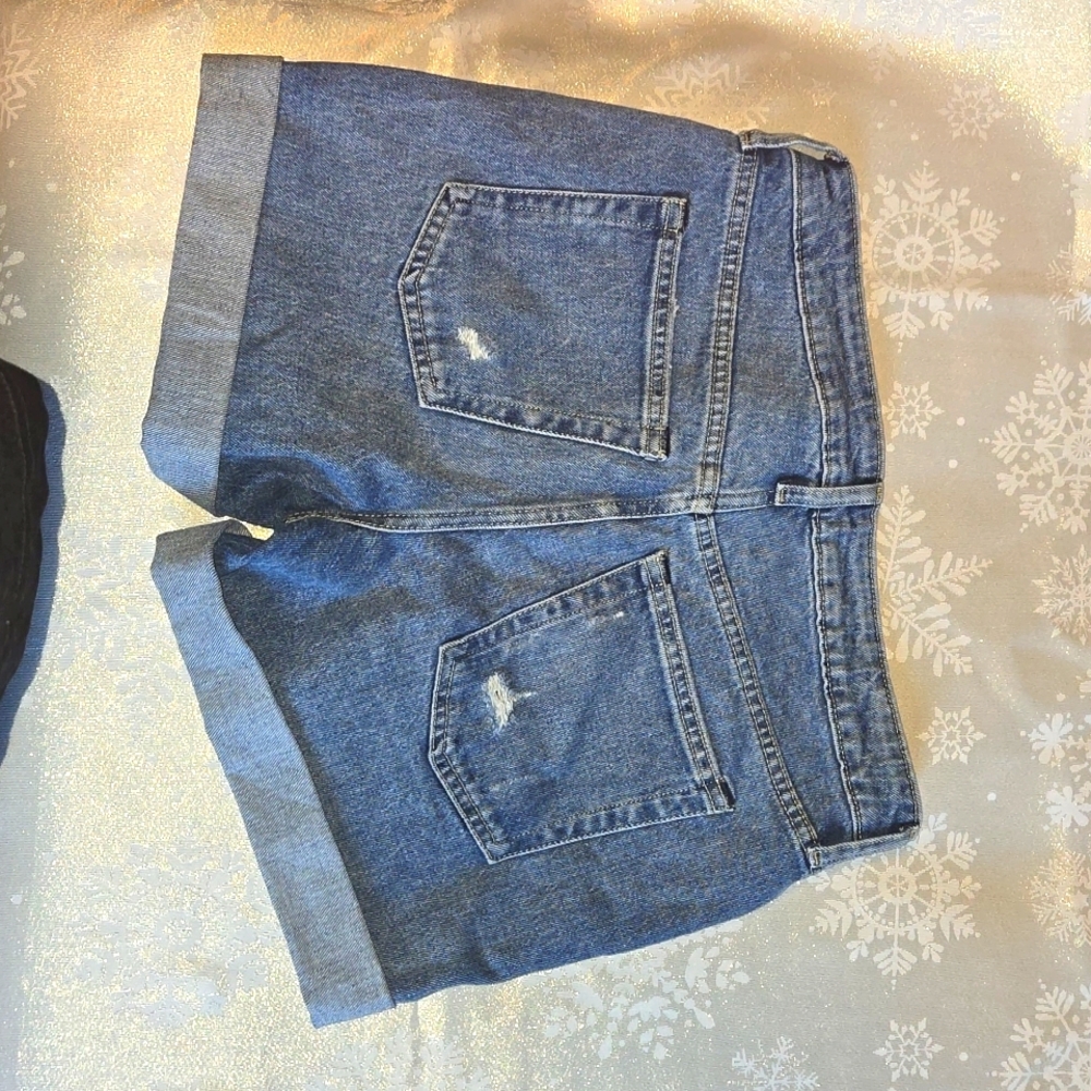 Free Assembly Jean Shorts - Size 6 S222 Artistic FL7285 - Picture 3 of 7